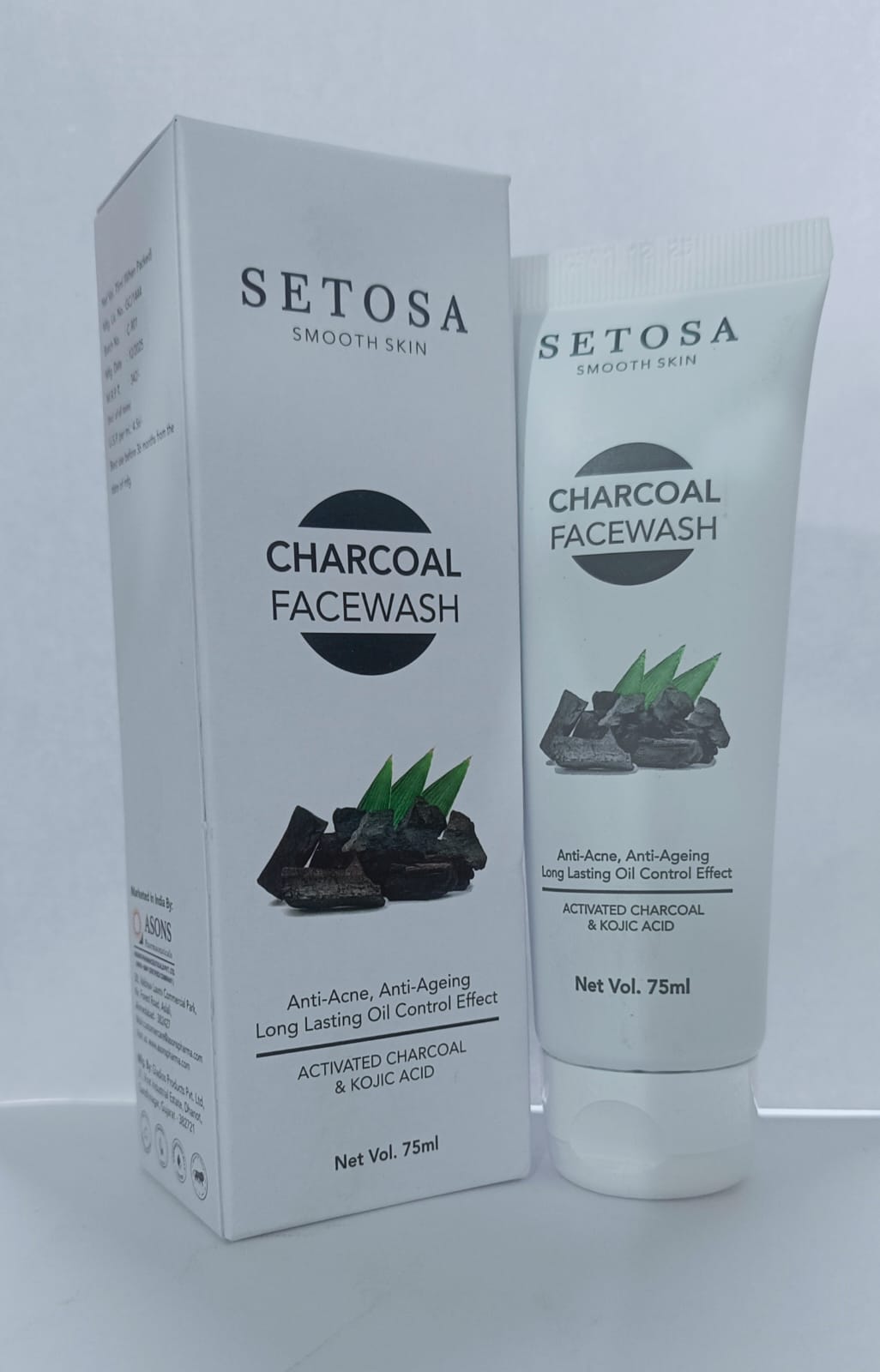 SETOSA CHARCOAL FACEWASH 75ML